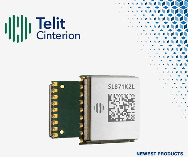 Mouser Electronics is now selling the Telit Cinterion SL871K2 GNSS module, which supports single-frequency and multi-constellation GNSS positioning